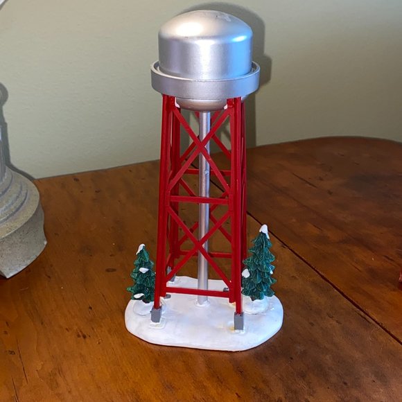 Vintage Lemax Christmas Village Water Tower 1996 - Picture 5 of 8